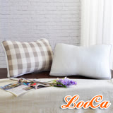 LooCa全智能三段式乳膠負離子獨立筒枕(2入)