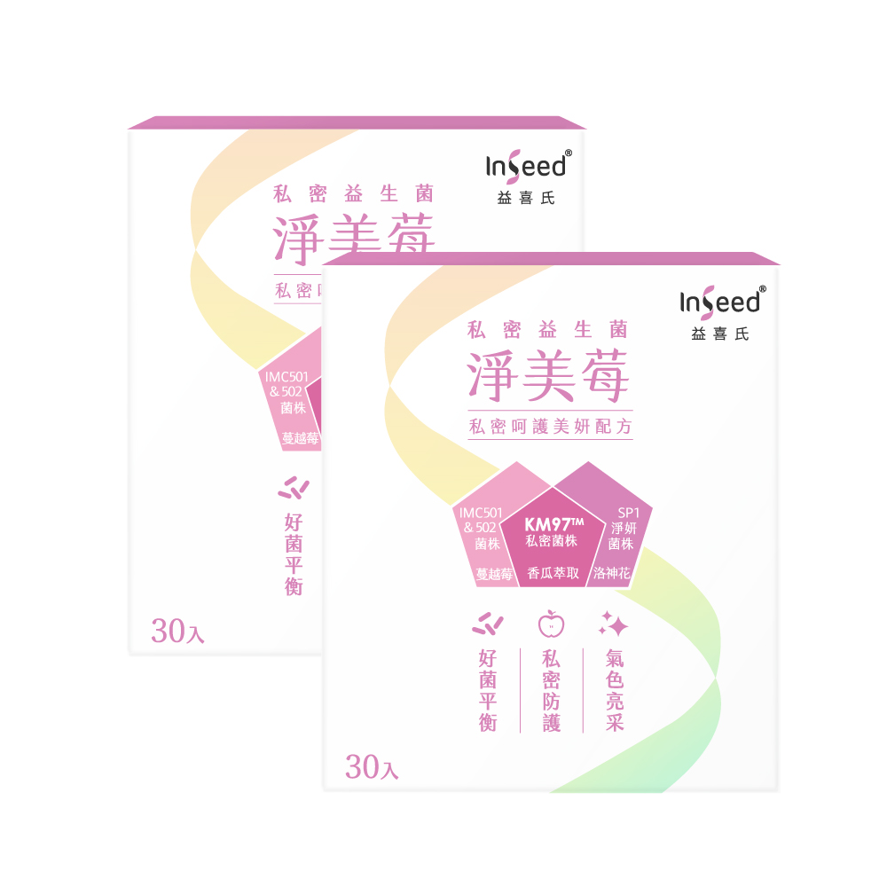 蔡英傑教授推薦
InSeed淨美莓私密益生菌