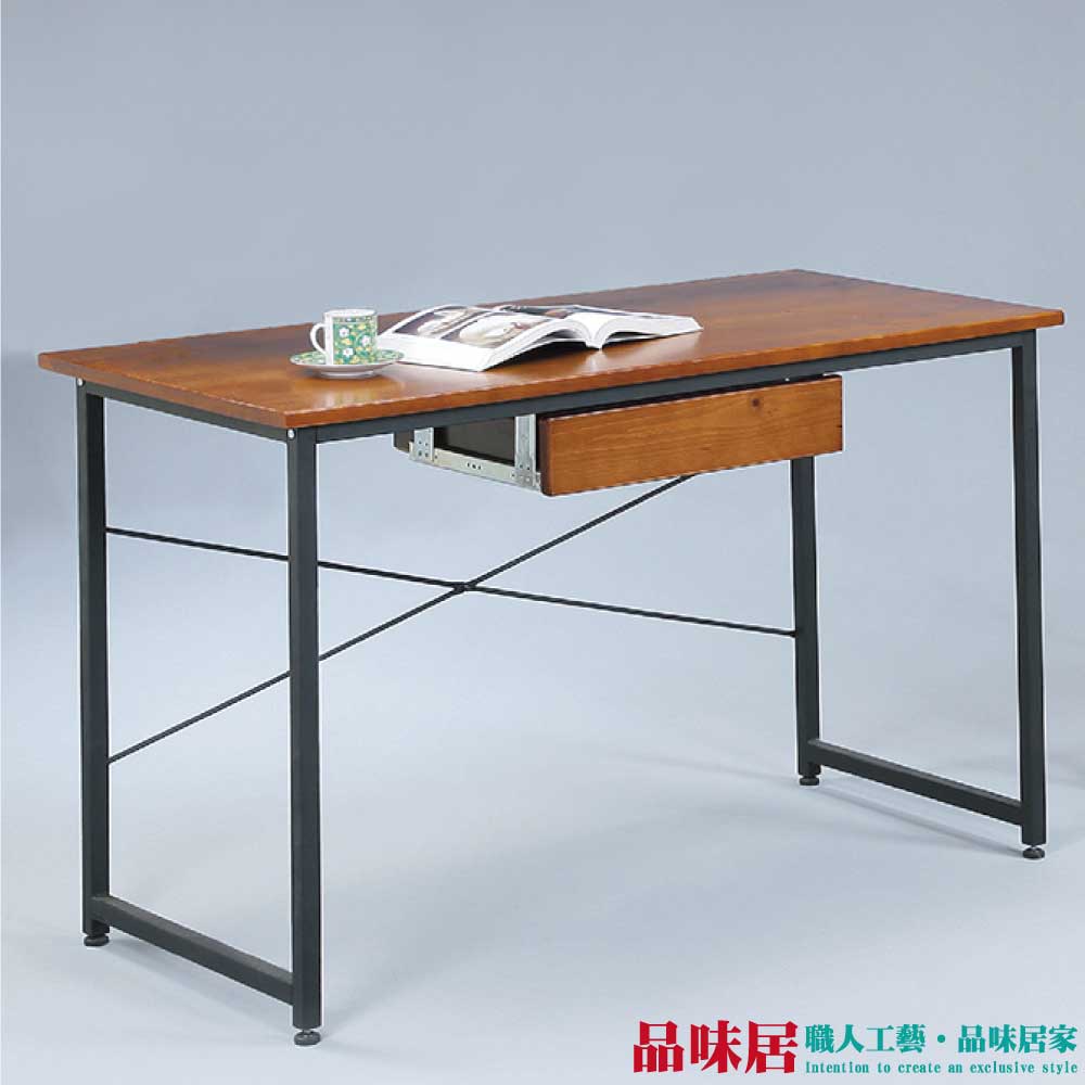 【品味居】薛曼簡約風3尺實木書桌/電腦桌