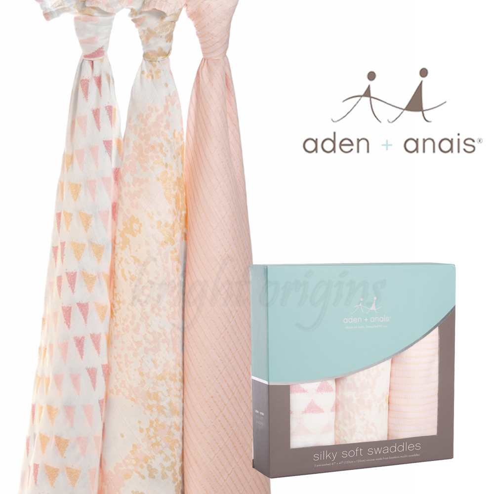 美國Aden+Anais
竹纖維毯子包巾(3入)