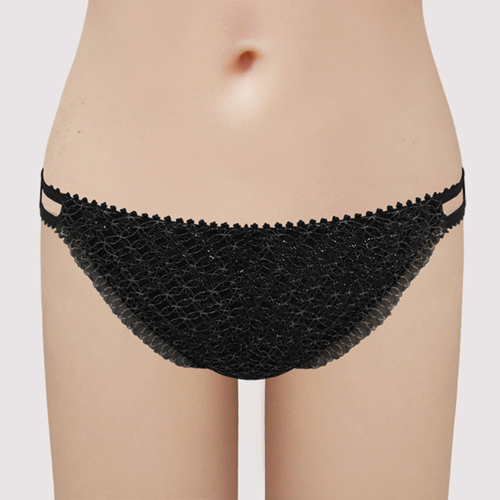 【瑪登瑪朵】La Pretti 低腰三角萊克內褲(黑)