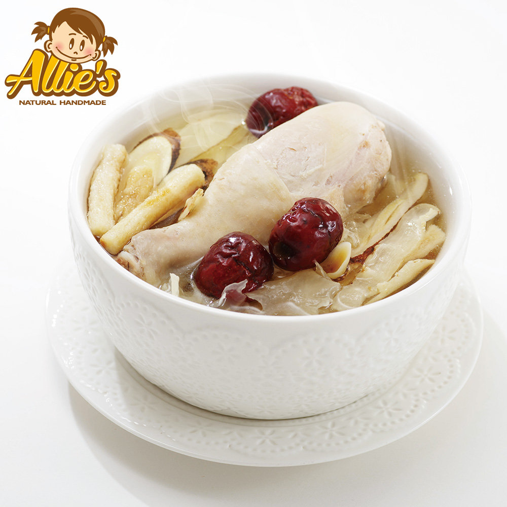 Allie's港式煲湯系列 4包玉竹銀耳雞腿湯420g/包