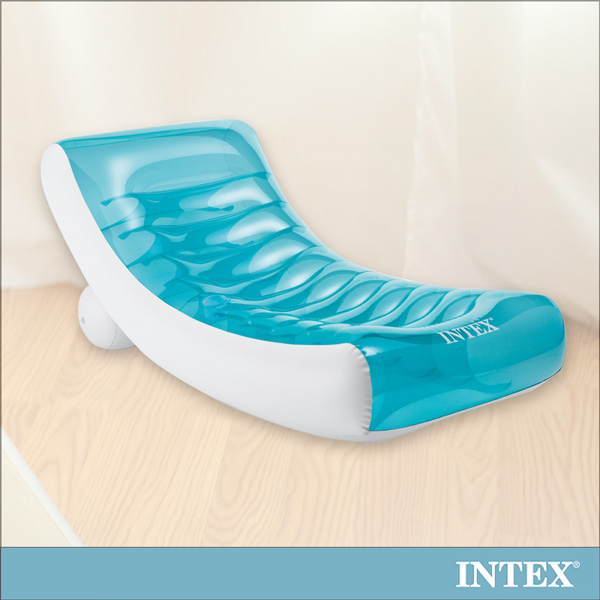 【INTEX】藍海戶外充氣躺椅/漂流躺椅(58856)