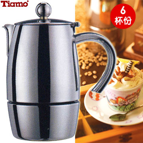 Tiamo克立瑪6杯摩卡壺(HA2244)
