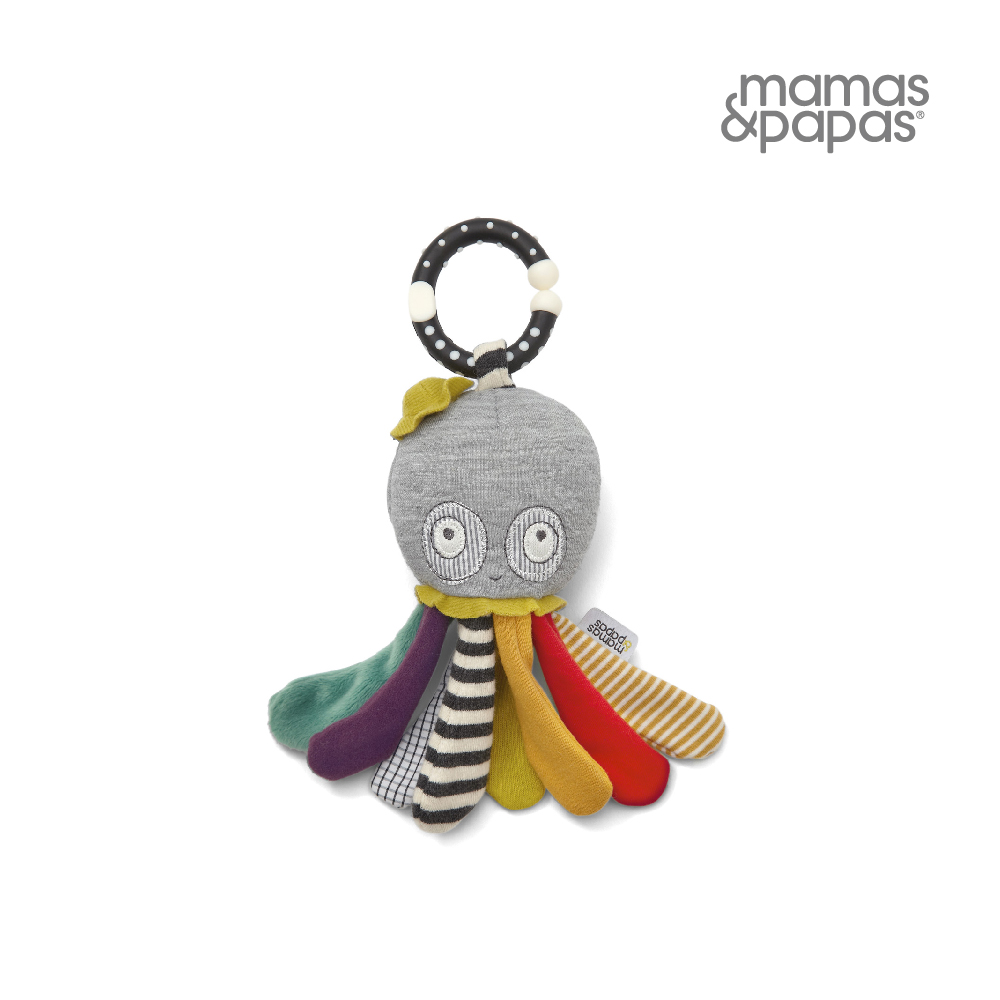 【Mamas & Papas】小隻的襪子章魚(搖鈴吊飾玩偶)
