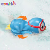 munchkin滿趣健-游泳企鵝洗澡玩具-藍