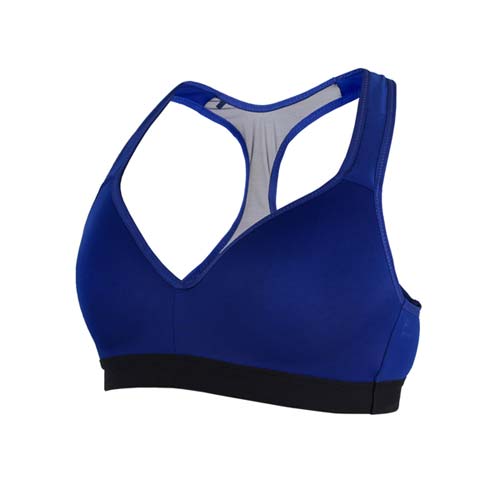 (女) MIZUNO BG 運動內衣-運動背心 健身 訓練 慢跑 路跑 瑜珈 美津濃 藍黑