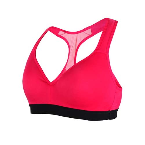 (女) MIZUNO BG 運動內衣-運動背心 健身 訓練 慢跑 路跑 瑜珈 美津濃 桃紅黑