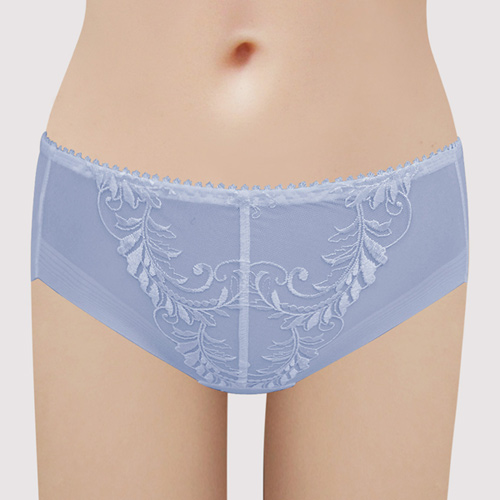 【瑪登瑪朵】La Pretti 低腰寬邊三角無痕內褲(天灰藍)