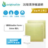 【Original Life】超淨化空氣加濕清淨濾網 適用Stadler Form：Oskar 兩入★長效可水洗