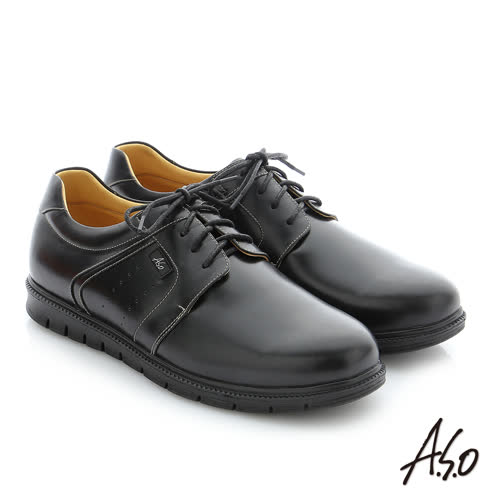 A.S.O 輕量抗震
油感牛皮紳士休閒鞋