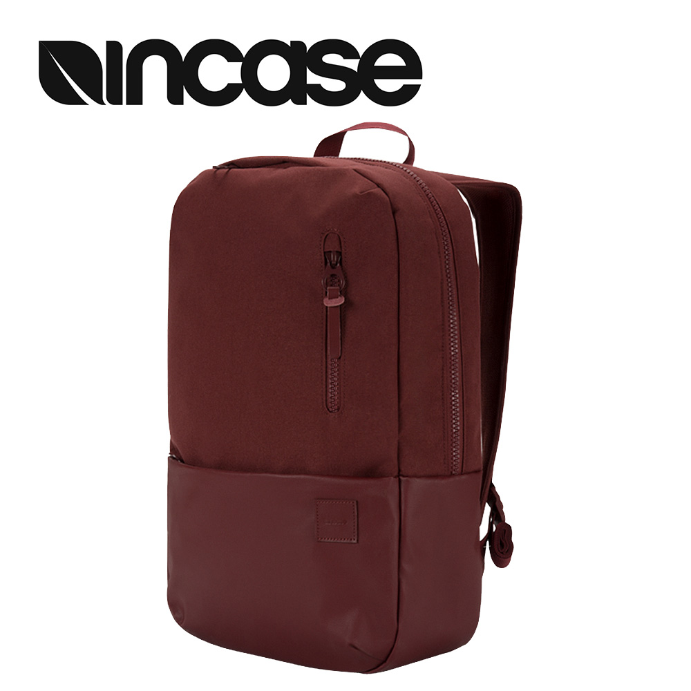 【INCASE】Compass Backpack 15吋 輕巧膠囊筆電後背包 (酒紅)