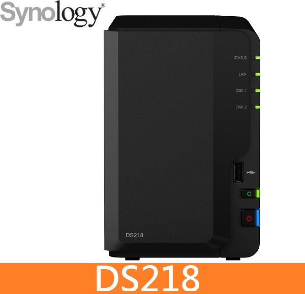 Synology DS218
NAS網路伺服器