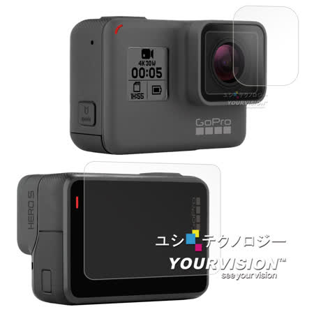 GoPro HERO 6 / HERO 5 相機鏡頭+觸控螢幕 光學抗刮螢幕保護貼