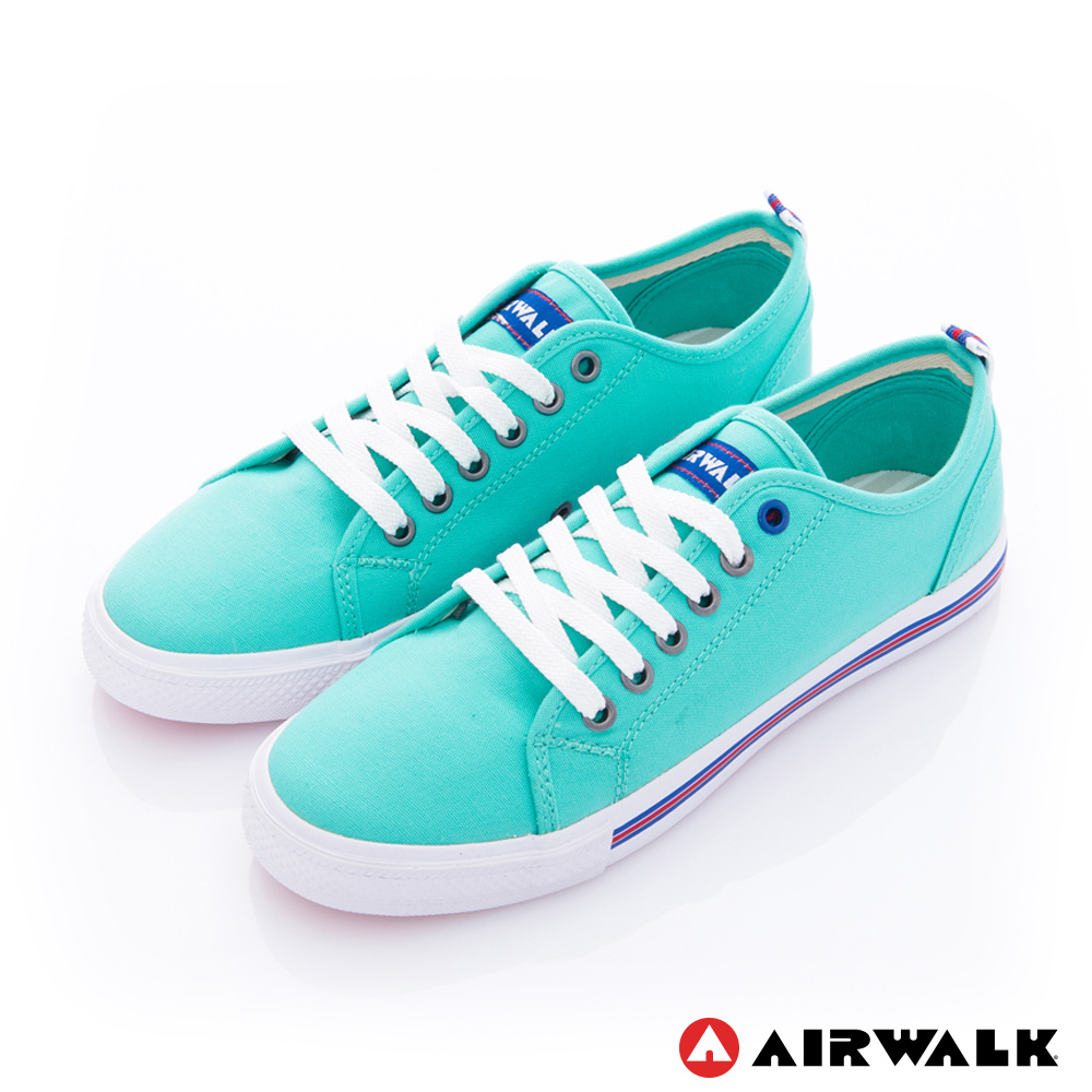 【美國 AIRWALK】美式百搭休閒帆布鞋-女款(綠色)