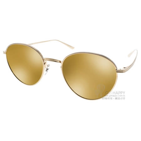 OLIVER PEOPLES 太陽眼鏡 BROWNSTONE2 5252R5 (金) The Row聯名款 # 金橘眼鏡