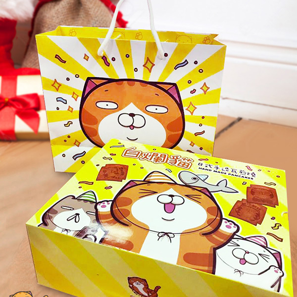 卡滋白爛貓系列
日式手造瓦煎燒禮盒