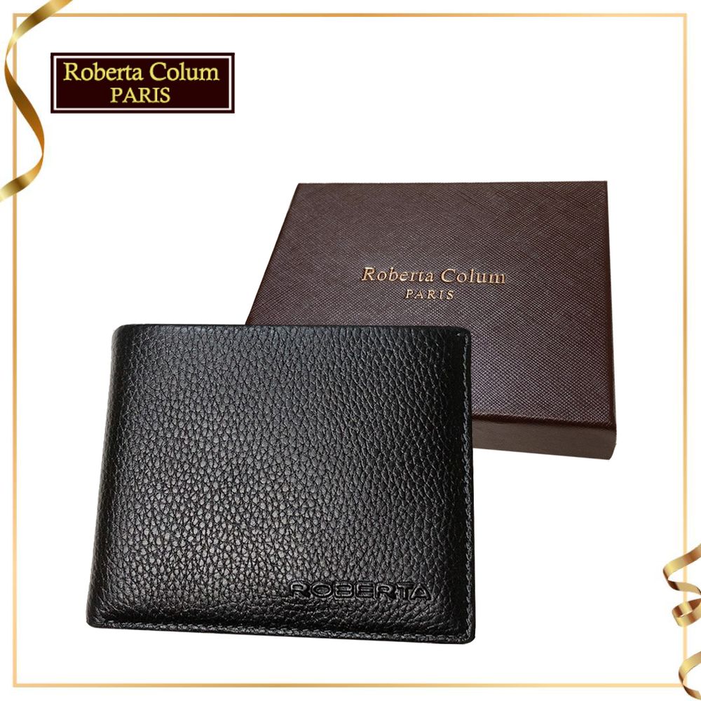 【Roberta諾貝達】進口軟牛皮 專櫃短夾 