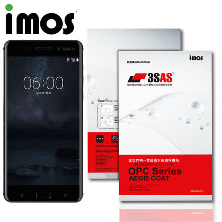 iMos NOKIA 6 3SAS 疏油疏水 螢幕保護貼