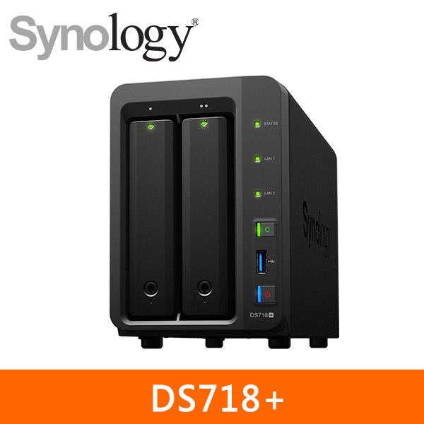 Synology DS718+
搭WD紅標4TB X 2