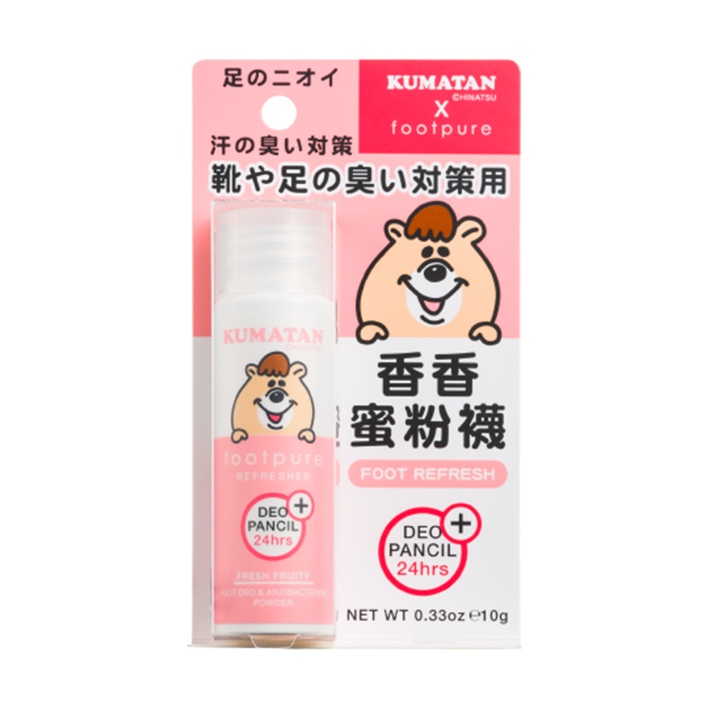 糊塗鞋匠 優質鞋材 M39 Footpure KUMATAN香香蜜粉襪 10g