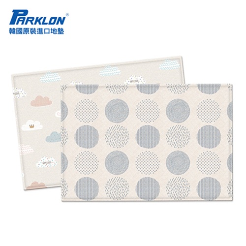 【BabyTiger虎兒寶】PARKLON 韓國帕龍 - 雙面加厚 1 . 2CM puresoft 爬行地墊 -【雲朵泡泡】
