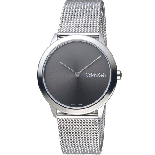 Calvin Klein 優雅米蘭帶石英錶 K3M221Y3