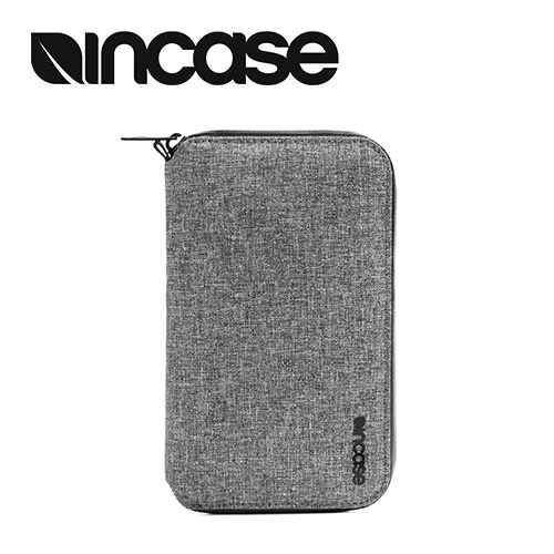 【INCASE】EO Travel Passport Zip Wallet 防盜科技旅行拉鍊護照夾 (麻灰)