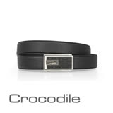 【Crocodile】Crocodile 紳士自動穿扣皮帶 0101-42009-01(義大利進口牛皮)