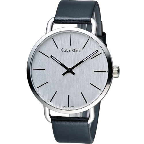 Calvin Klein K7B even 系列 頁岩自然風格時尚腕錶K7B211C6 白