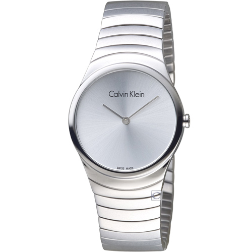 ck Calvin Klein 極簡石英錶 K8A23146 白