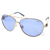 CHOPARD 太陽眼鏡 珠寶工藝別緻飛行款(金) #CPB23S 0300