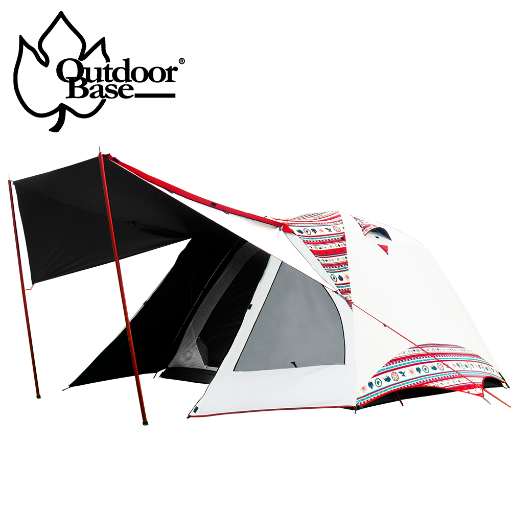 OutdoorBase 彩繪天空鋁合金六人帳270帳篷