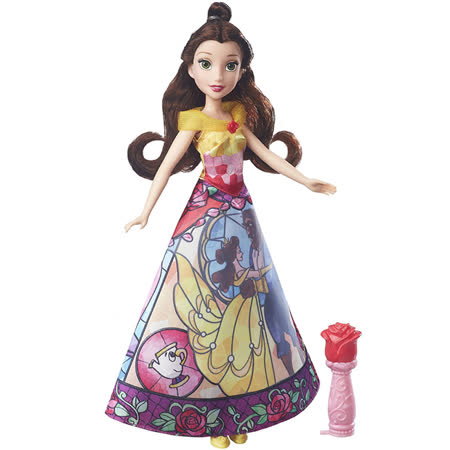 《 Disney 迪士尼 》公主故事裙裝遊戲組 - 貝兒公主