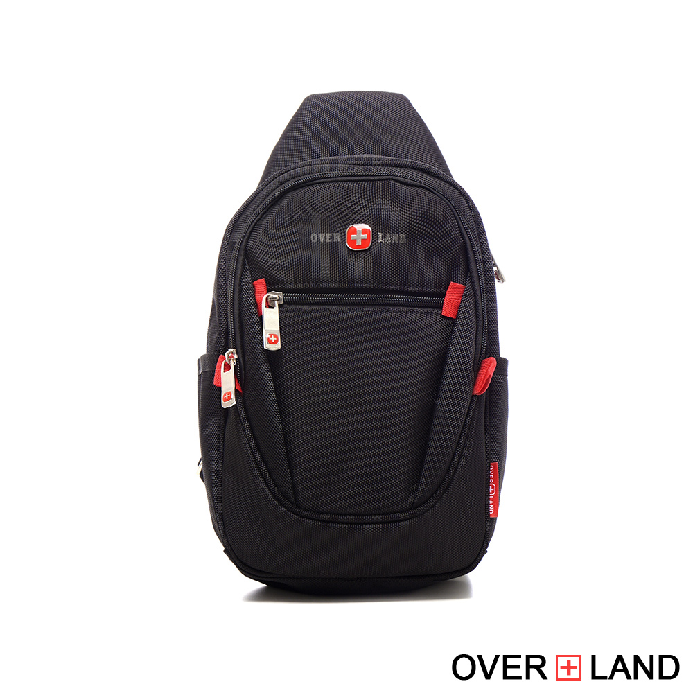 【OVERLAND】美式十字軍 - 經典防潑水立體版型胸肩包 - 3085
