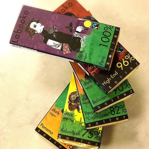 Labooko
雙片有機巧克力系列 