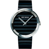 ISSEY MIYAKE三宅一生PLEASE系列波紋概念腕錶 VJ20-0110W SILAAA01Y
