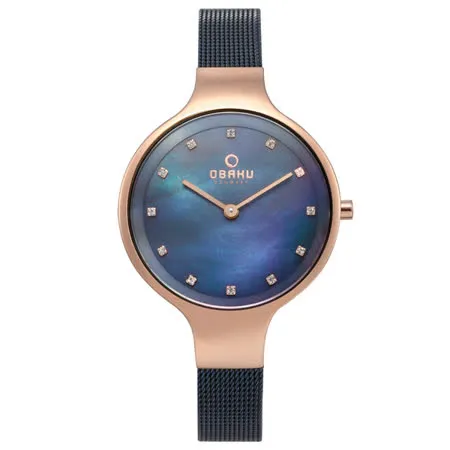 OBAKU 星光眷戀米蘭時尚腕錶-V173LXVLML