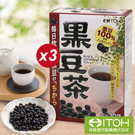 日本ITOH 
100%黑豆茶 30袋×3盒