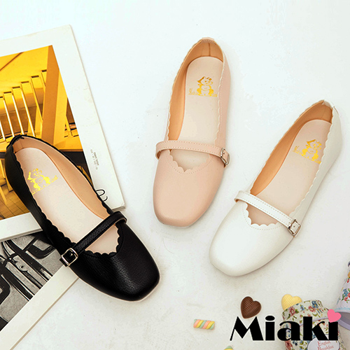 【Miaki】
通勤平底娃娃包鞋