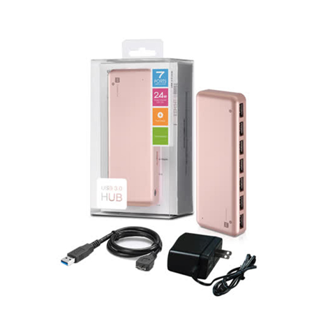 PROBOX 超速USB3.0 7埠 Hub USB集線器(含電源轉換器)