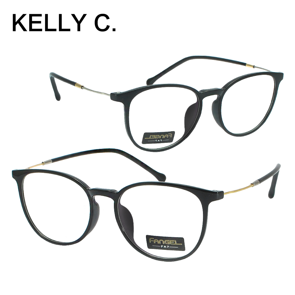 【Kelly C】
英倫風復古圓框光學眼鏡