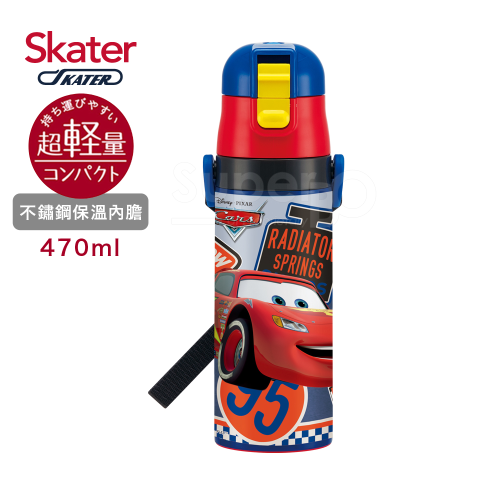 Skater不鏽鋼直飲保溫水壺(470ml)麥昆McQueen