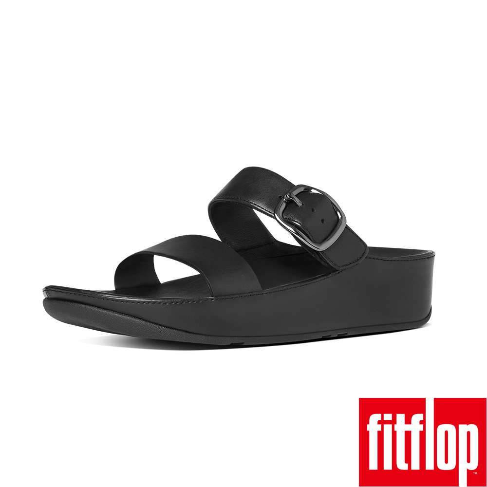 FitFlop - (女款)STACK SLIDE SANDAL-黑色