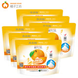 【橘子工坊】天然濃縮洗衣粉環保包1350gx6包/箱-制菌力