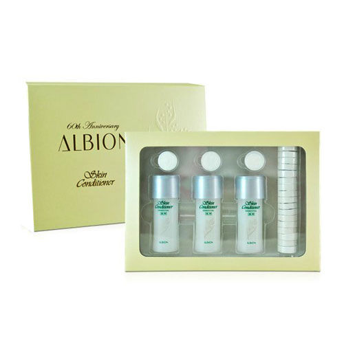 《Albion 艾倫比亞》健康化妝水 精選組 (27ml*3+壓縮面膜)