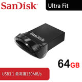 SanDisk CZ430 Ultra Fit 64G 極緻小巧 USB3.1 隨身碟 43064