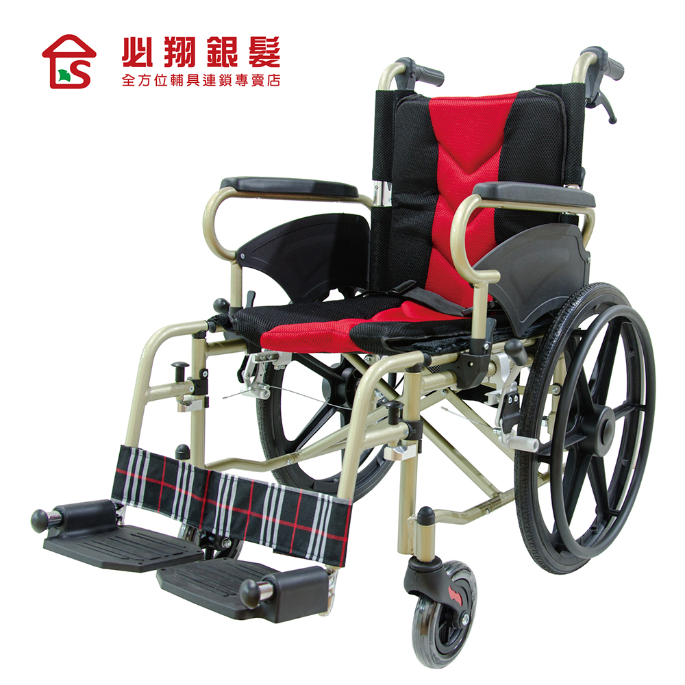 【必翔銀髮】輕便移位型手動輪椅PH-164-1(未滅菌)