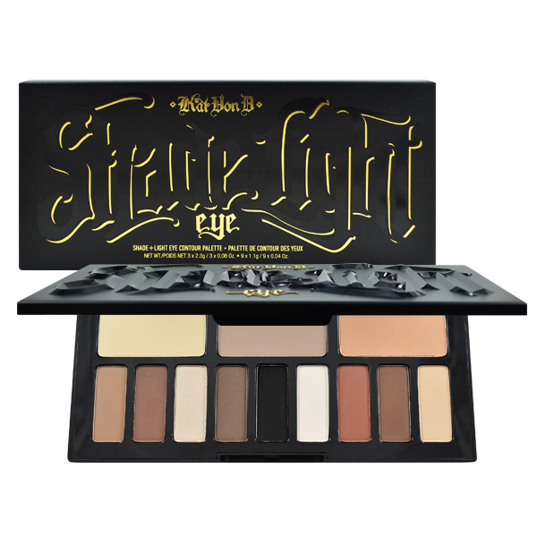 Kat Von D 12色修容+眼影盤 Shade+Light Eye Contour Palette 2.3gx3+1.1gx9(New)