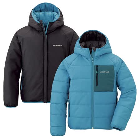 日本mont Bell Thermaland Parka 兒童連帽化纖雙面穿保暖外套兩色可選 年最推薦的品牌都在friday購物